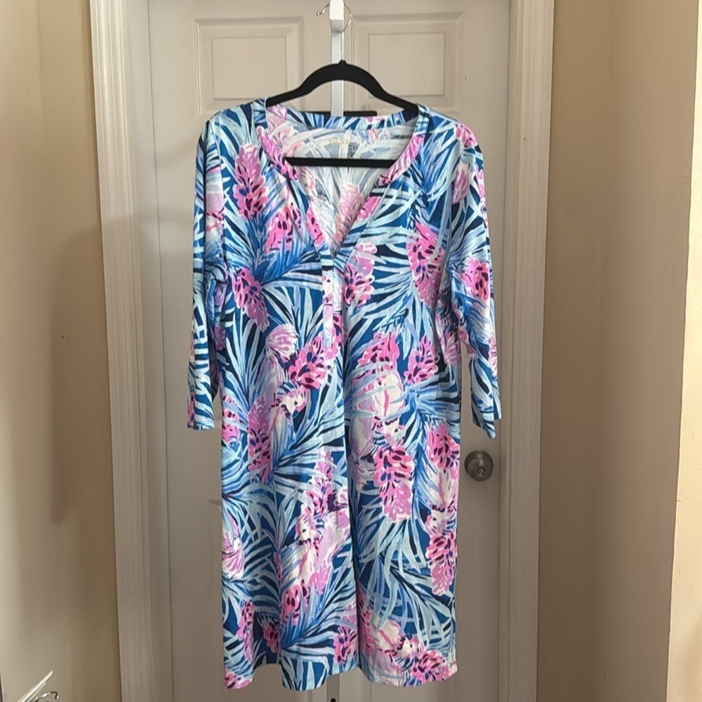 Lilly Pulitzer Daphne dress 100% cotton - Picture 2 of 4